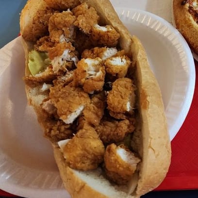 Chicken Finger Syrian Sub.